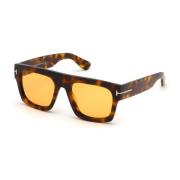 Fausto Zonnebril Bruin Gradient Lens Tom Ford , Brown , Heren