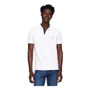Witte Polo Shirt Regular Fit Tommy Hilfiger , White , Heren