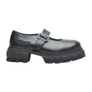 Mary Jane Spike Buckle Schoenen Virón , Black , Dames