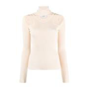 Zand Gebreide Trui Coperni , Beige , Dames