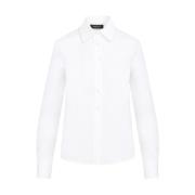 Wit Optisch Shirt Fabiana Filippi , White , Dames