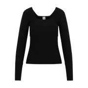 Long Sleeve Tops By Herenne Birger , Black , Dames