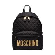 Backpacks Moschino , Black , Dames