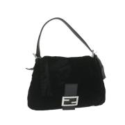 Pre-owned Velvet fendi-bags Fendi Vintage , Black , Dames