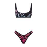 Animalier Bikini Multicolor The Attico , Multicolor , Dames