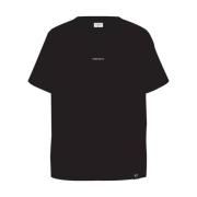 Voor- en achterprint T-shirt Pure Path , Black , Heren