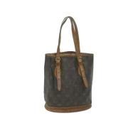 Pre-owned Canvas louis-vuitton-bags Louis Vuitton Vintage , Brown , Da...