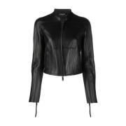 Leather Jackets Dsquared2 , Black , Dames