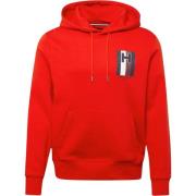 Heren hoodie met logo Tommy Hilfiger , Red , Heren