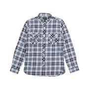 Rodeo Check Shirt Blauw Lange Mouw Butcher of Blue , Multicolor , Here...