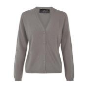 Viento, grijs kasjmier vest Cortana , Gray , Dames