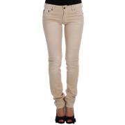 Skinny Jeans Roberto Cavalli , Beige , Dames