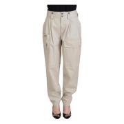 Wide Trousers Dolce & Gabbana , Beige , Dames