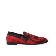 Rood Zwart Torero Loafers Schoenen Dolce & Gabbana , Multicolor , Here...