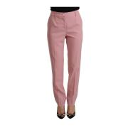 Slim-fit Trousers Dolce & Gabbana , Pink , Dames