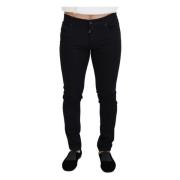 Zwarte Skinny Denim Jeans Dolce & Gabbana , Black , Heren