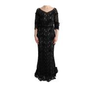 Maxi Dresses Dolce & Gabbana , Black , Dames