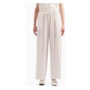 Elegante Pantalon Emporio Armani , White , Dames