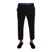 Cropped Trousers Dolce & Gabbana , Black , Heren