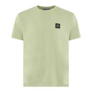 Heren Logopatch T-Shirt Groen Stone Island , Green , Heren