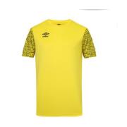 Teamwear Polyester Sportshirt Umbro , Yellow , Heren