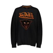 Leroi Lifestyle Sweatshirt VON Dutch , Black , Heren