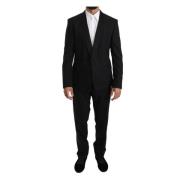 Single Breasted Suits Dolce & Gabbana , Black , Heren