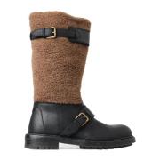 High Boots Dolce & Gabbana , Brown , Heren