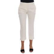 Cropped Trousers Dolce & Gabbana , White , Dames