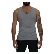 Sleeveless Tops Dolce & Gabbana , Gray , Heren