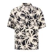 Palms Shirt 100% Viscose Palm Angels , Multicolor , Heren
