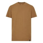 Ss Slub Cotton Jersey T-shirt Boggi Milano , Beige , Heren