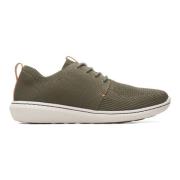 Sportieve Groene Herensneaker Clarks , Green , Heren