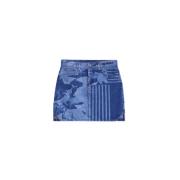 Katoenen Lifestyle Rok Kickers , Blue , Dames