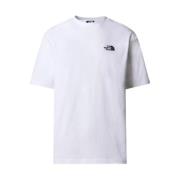 Oversize Simple Dome Wit T-Shirt The North Face , White , Heren