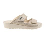 Flat Sandals Rohde , Beige , Dames