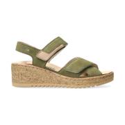 Flat Sandals Mephisto , Green , Dames