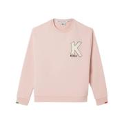 Big K Sweater Lifestyle Katoen Sweat Kickers , Pink , Dames