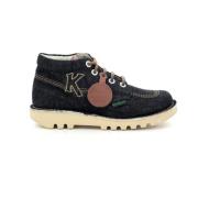 Comfort Veterschoenen Kickers , Black , Heren