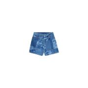 Lifestyle Katoenen Short Kickers , Blue , Dames