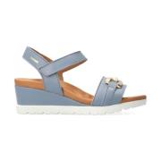 Flat Sandals Mephisto , Blue , Dames