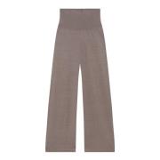 Botanica, linnen gebreide broek mink Cortana , Brown , Dames