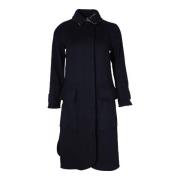Pre-owned Cashmere outerwear Burberry Vintage , Blue , Dames