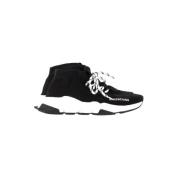 Pre-owned Polyester sneakers Balenciaga Vintage , Black , Dames