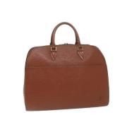 Pre-owned Leather handbags Louis Vuitton Vintage , Brown , Dames