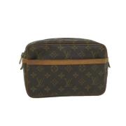 Pre-owned Canvas louis-vuitton-bags Louis Vuitton Vintage , Brown , Da...