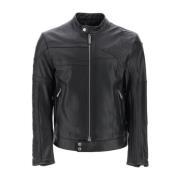 Leather Jackets Dsquared2 , Black , Heren