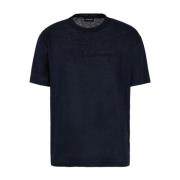 T-Shirts Giorgio Armani , Blue , Heren