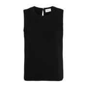 Sleeveless Tops P.a.r.o.s.h. , Black , Dames