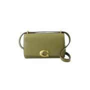 Pre-owned Leather crossbody-bags Coach Pre-owned , Green , Dames